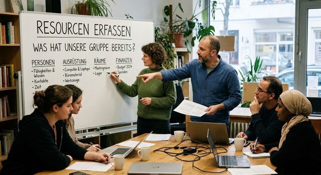 Ressourcen erfassen: Was hat unsere Gruppe bereits?
